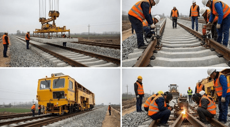 Rail & Sleeper Installation